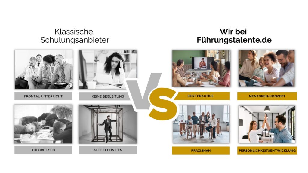 Unterschied-Coaching